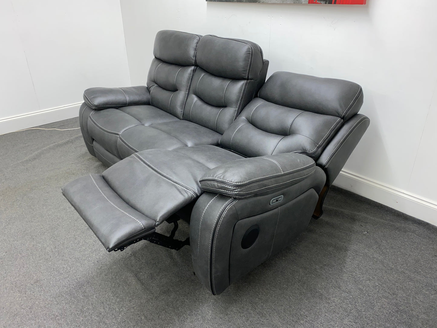 Vinson Tech Power Recliner 3 Seater Sofa
