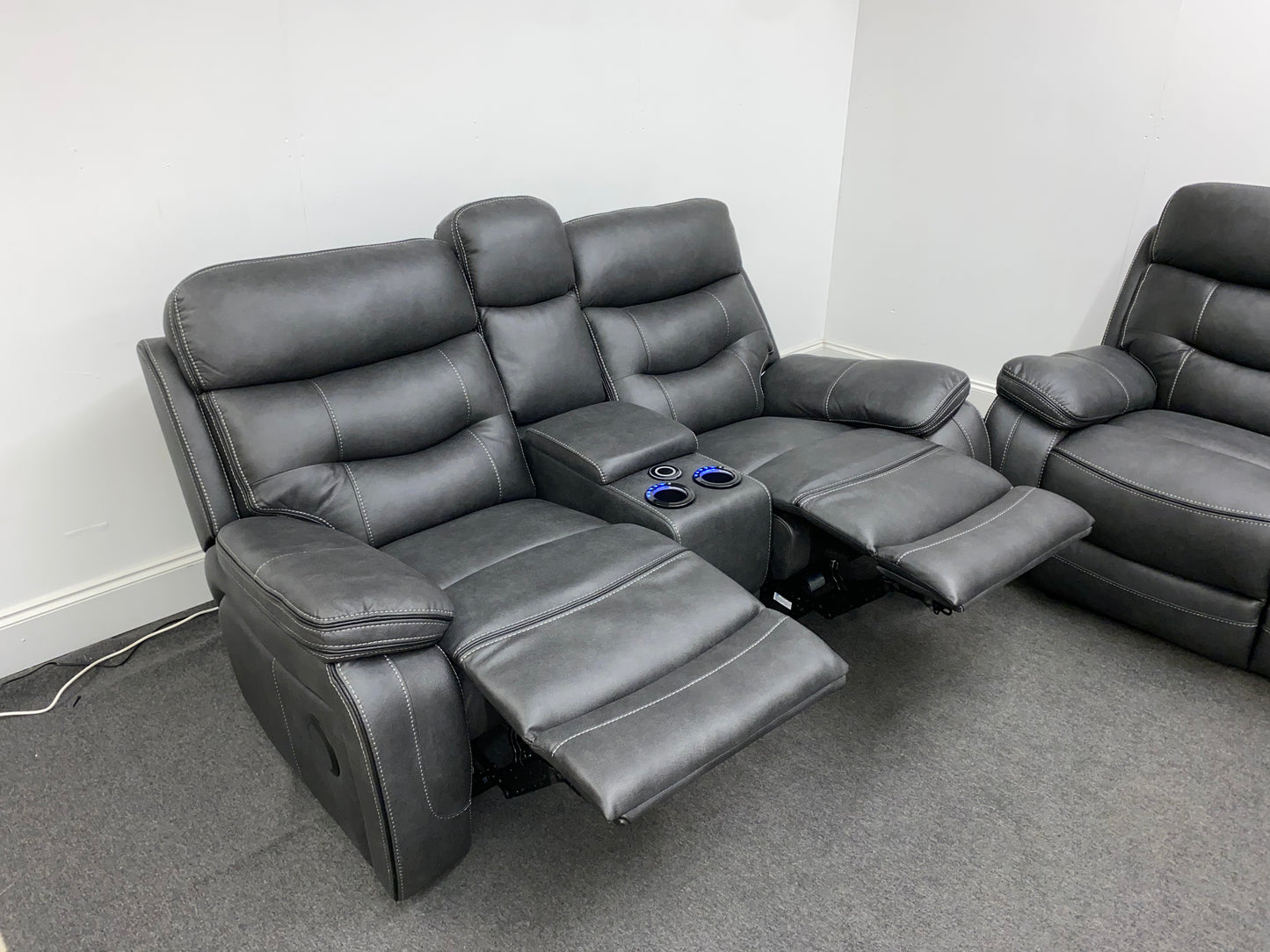 New Vinson Express Smart Tech Armchair Power Recliner 3 + 2 Seater Bundle Sofa Set