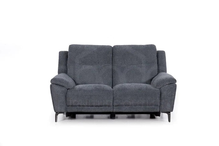 Wren Charcoal Fabric Electric / Power Reclining 3 Seater + 2 Seater + Armchair Sofa Suite Set